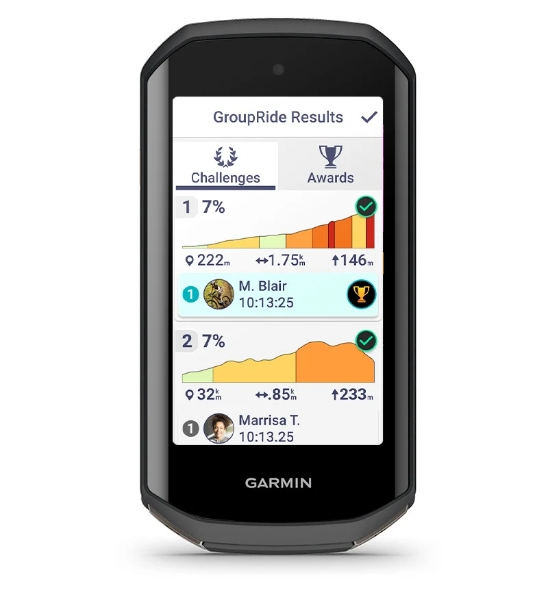 nawigacja rowerowa garmin edge 1050 jazda z przyjaciółmi